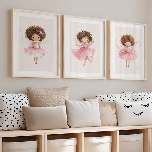 Kinderzimmerbillder set - 3 Kunstdrucke mit Motiven. Kinderzimmer Babyzimmer Bilder , Poster Din A4 & Din a3