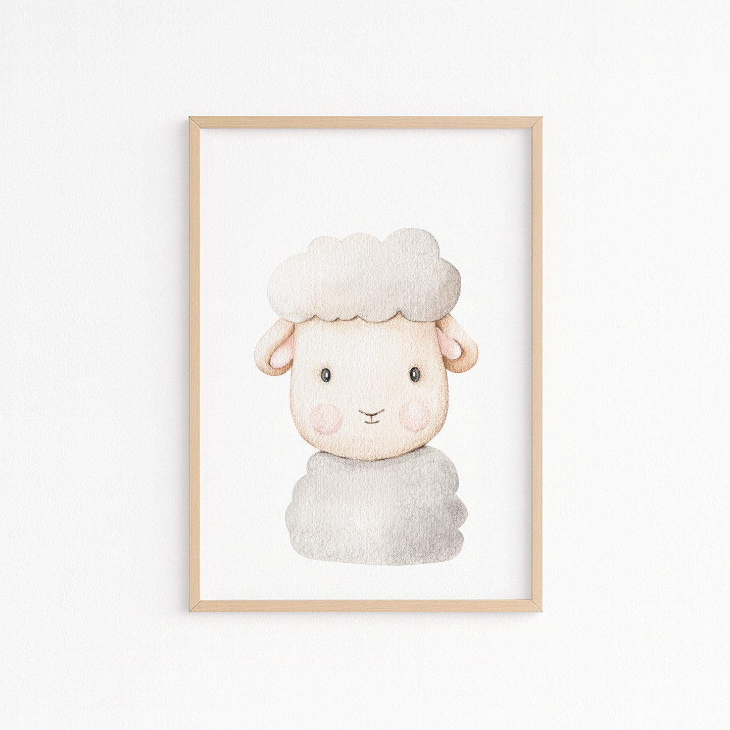 Kinderzimmerbild Scharf gemald A4 - Poster für das Kinderzimmer babyzimmer