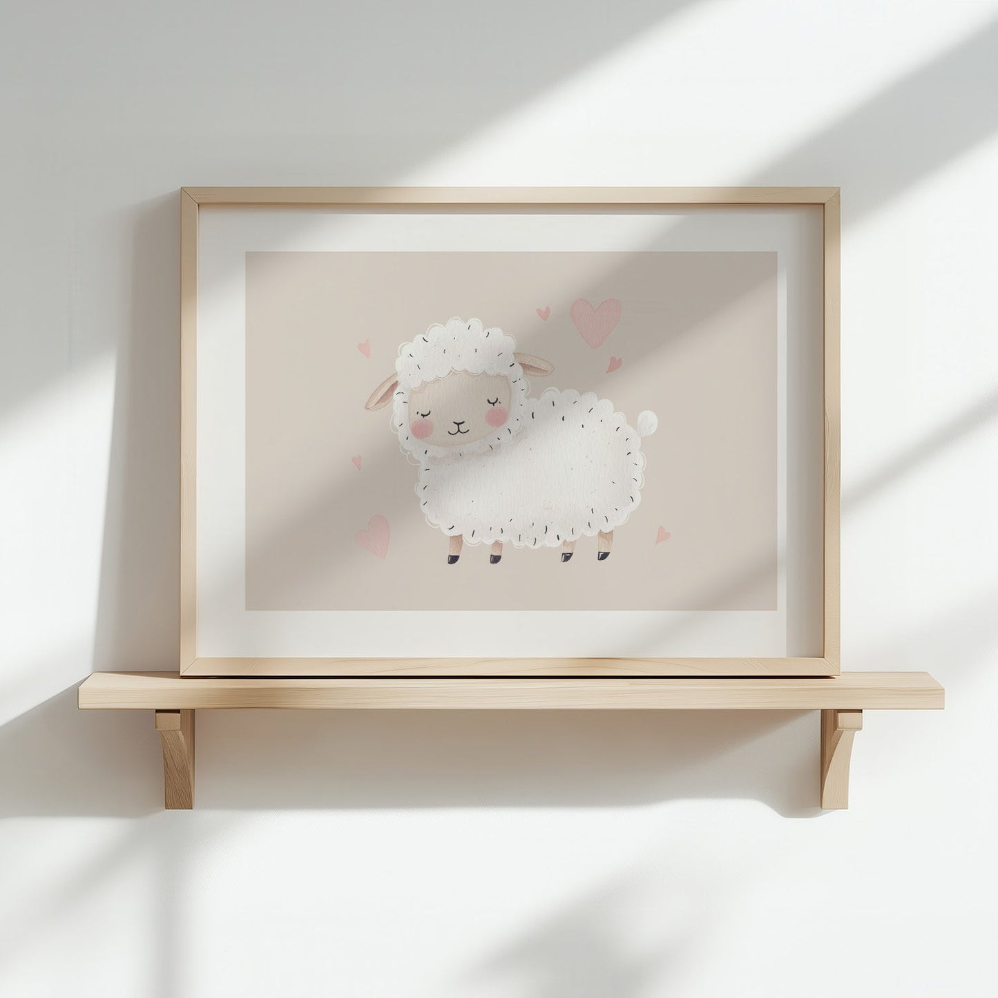 Kinderzimmerbild Scharf gemalt Tiere - Poster für das Kinderzimmer babyzimmer A3 & A4