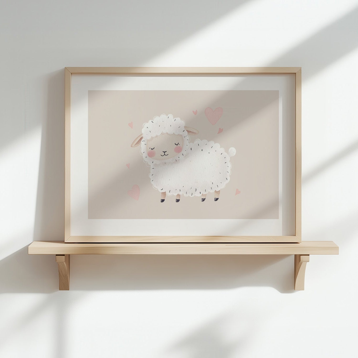 Kinderzimmerbild Scharf gemalt Tiere - Poster für das Kinderzimmer babyzimmer A3 & A4