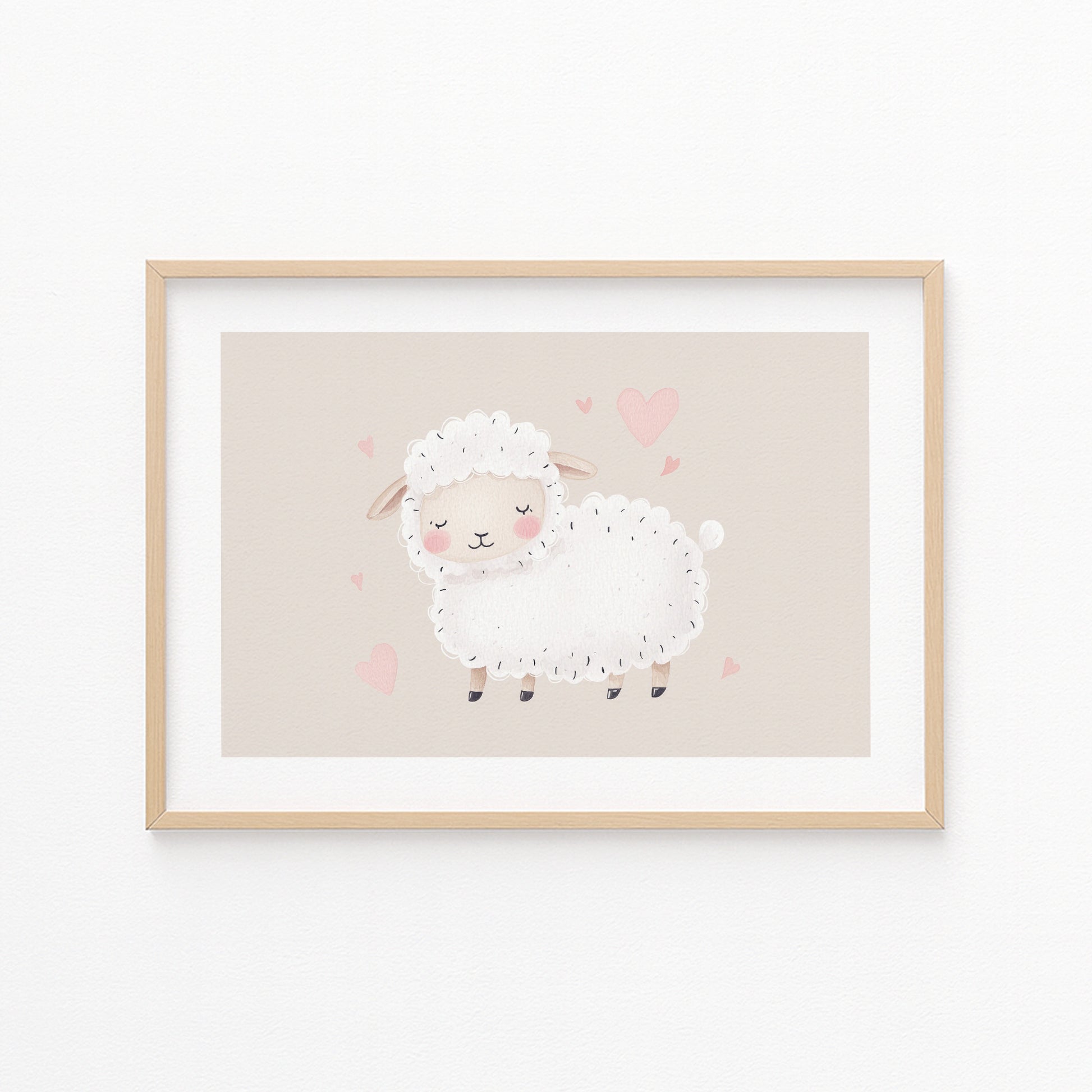 Kinderzimmerbild Scharf gemalt Tiere - Poster für das Kinderzimmer babyzimmer A3 & A4